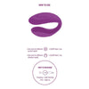 XOCOON - GEBUNDENER VIBRATOR FÜR LIEBESPAARE, LILA