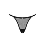 OBSESSIVE - CELIA NOIR THONG XS/S