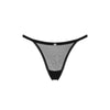 OBSESSIVE - CELIA NOIR THONG XS/S