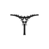 OBSESSIVE - CELIA NOIR THONG XS/S