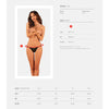 OBSESSIVE - CELIA NOIR THONG XS/S