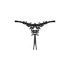 OBSESSIVE - CELIA NOIR OUVERT THONG XS/S