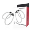 DARKNESS - DOPPELTER PENISRING AUS METALL