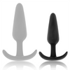 BLACK&SILVER - HANSEL SILIKON-ANALSPLUG MIT KLEINEM GRIFF