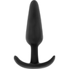 BLACK&SILVER - KAEL SILIKON ANALPLUG MIT MITTLEREM GRIFF