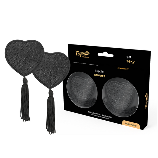 COQUETTE CHIC DESIRE - SCHWARZE NIPPELABDECKUNGEN
