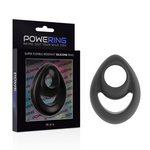 POWERING - SUPER FLEXIBLER UND WIDERSTANDSFÄHIGER PENIS- UND HODENRING PR14 SCHWARZ