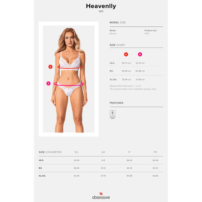 OBSESSIVE - HEAVENLLY-SET 2-TEILIG XS/S