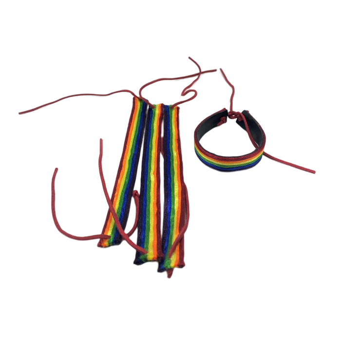 PRIDE - LGBT-FLAGGE LEDERARMBAND