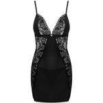 OBSESSIVE - MADERRIS CHEMISE & TANGA XS/S