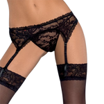 OBSESSIVE - SCHWARZER CATIA-GARER-GÜRTEL S/M