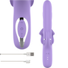 INTENSE - BILLIE MULTIFUNKTIONS-WIEDERAUFLADBARER VIBRATOR MIT SAUG- UND PULSIERENDEM LILA