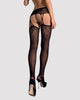 OBSESSIVE - S206 STRUMPFHOSE MIT SCHWARZEM GARTER S/M/L