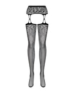 OBSESSIVE - S206 STRUMPFHOSE MIT SCHWARZEM GARTER S/M/L