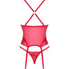 OBSESSIVE - LACELOVE KORSETT ROT XS/S