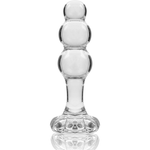 NEBULA SERIES BY IBIZA - MODELL 1 STECKER BOROSILIKATGLAS TRANSPARENT 10.5 CM -O- 3 CM