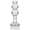 NEBULA SERIES BY IBIZA - MODELL 1 STECKER BOROSILIKATGLAS TRANSPARENT 10.5 CM -O- 3 CM