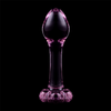 NEBULA SERIES BY IBIZA - MODELL 2 ANALPLUG BOROSILIKATGLAS KLAR 11 CM -O- 3.5 CM
