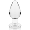 NEBULA SERIES BY IBIZA - MODELL 3 ANALPLUG BOROSILIKATGLAS TRANSPARENT 11 CM -O- 5 CM