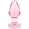 NEBULA SERIES BY IBIZA - MODELL 3 ANALPLUG BOROSILIKATGLAS TRANSPARENT 11 CM -O- 5 CM