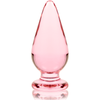 NEBULA SERIES BY IBIZA - MODELL 4 ANALPLUG BOROSILIKATGLAS KLAR 11 CM -O- 5 CM