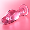 NEBULA SERIES BY IBIZA - MODELL 6 ANALPLUG BOROSILIKATGLAS KLAR 12.5 CM -O- 4 CM