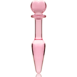 NEBULA SERIES BY IBIZA - MODEL 7 ANALPLUG BOROSILIKATGLAS KLAR 13.5 CM -O- 3 CM