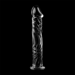 NEBULA SERIES BY IBIZA - MODELL 12 DILDO BOROSILIKATGLAS KLAR 17 CM -O- 3.5 CM
