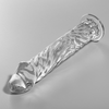 NEBULA SERIES BY IBIZA - MODELL 12 DILDO BOROSILIKATGLAS KLAR 17 CM -O- 3.5 CM