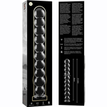 NEBULA SERIES BY IBIZA - MODELL 22 DILDO BOROSILIKATGLAS KLAR 21.5 CM -O- 2.5 CM