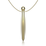 IBIZA - CLIT POCKET STIMULATOR HALSKETTE USB-LADEGERT 12 VIBRATIONSMODI GOLDEN 12,2 X 1,5