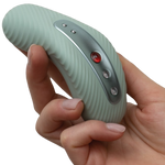 FUN FACTORY - LAYA III WIEDERAUFLADBARER AUFLEGVIBRATOR SALBEIGRÜN