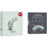 FUN FACTORY - LAYA III WIEDERAUFLADBARER AUFLEGVIBRATOR SALBEIGRÜN