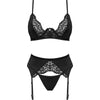 OBSESSIVE - BELLASTIA-SET DREITEILIG XS/S