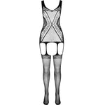 PASSION - ECO COLLECTION BODYSTOCKING ECO BS007 SCHWARZ