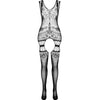 PASSION - ECO COLLECTION BODYSTOCKING ECO BS009 SCHWARZ