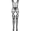 PASSION - ECO COLLECTION BODYSTOCKING ECO BS014 SCHWARZ