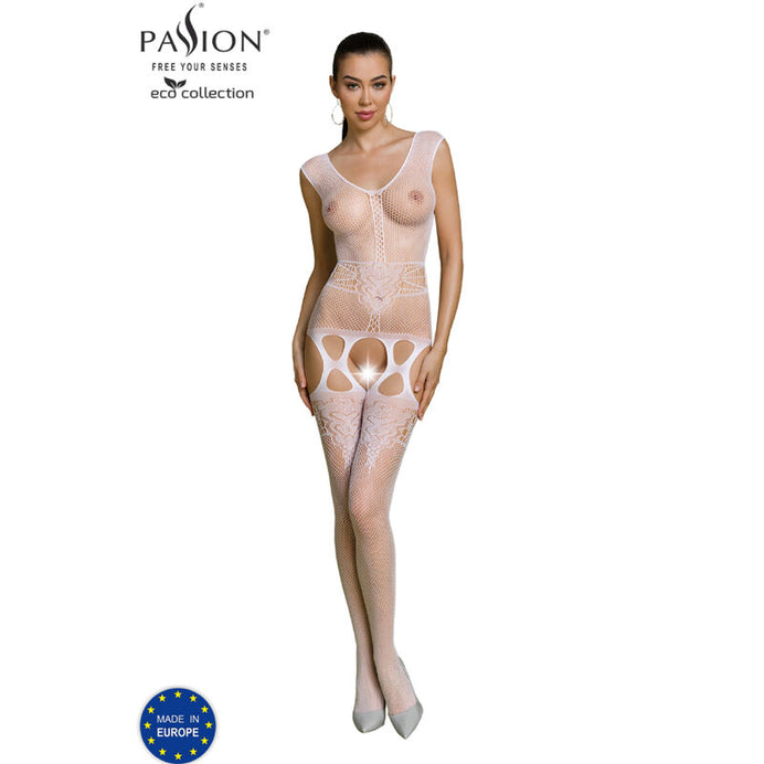 PASSION - ECO COLLECTION BODYSTOCKING ECO BS014 SCHWARZ