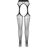 PASSION - ECO COLLECTION BODYSTOCKING ECO S008 SCHWARZ