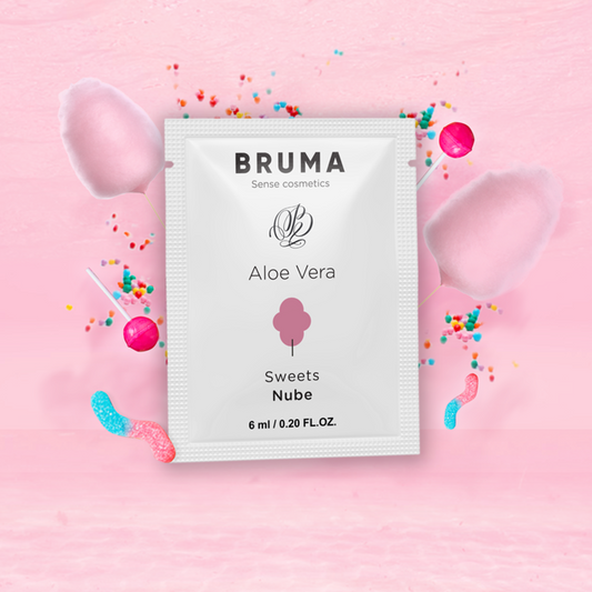 BRUMA - ALOE VERA GLEITGEL ZUCKERWATTE GESCHMACK 6 ML