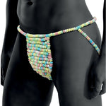 SPENCER & FLEETWOOD - RAINBOW CANDY THONG CANDY JOCKSTRAP