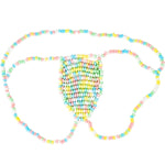 SPENCER & FLEETWOOD - RAINBOW CANDY THONG CANDY JOCKSTRAP
