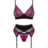 OBSESSIVE - ROSENTY-SET DREITEILIG XS/S