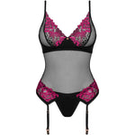 OBSESSIVE - ROSENTY KORSETT XS/S