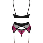 OBSESSIVE - ROSENTY-SET DREITEILIG XS/S