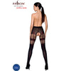 PASSION - TIOPEN 017 SCHWARZE STRUMPFHOSE 1/2 20/40 DEN