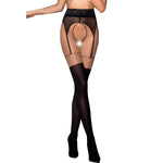 PASSION - TIOPEN 003 SCHWARZE STRUMPFHOSE 1/2 20/40 DEN