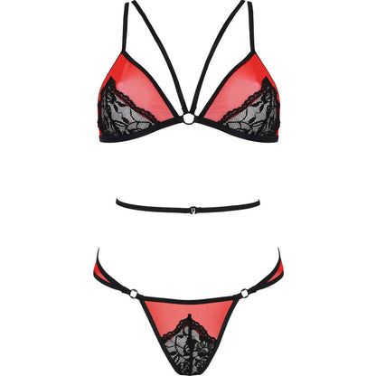 PASSION - PEONIA SET EROTISCHE LINIE ROT S/M