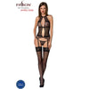 PASSION - SATARA KORSETT EROTIK LINIE SCHWARZ S/M