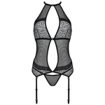 PASSION - SATARA KORSETT EROTIK LINIE SCHWARZ S/M